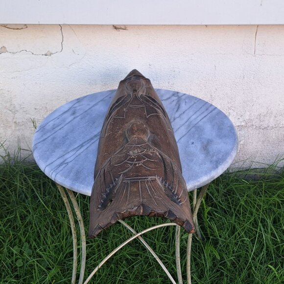 Wooden Indonesian Wall Mask - Picture 6 of 11